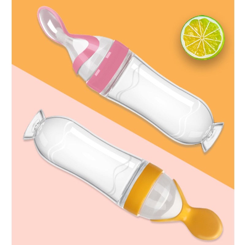 Biberon avec cuillère pour nouveau-né | EasyBottle™ - Petits Bouts de Choux