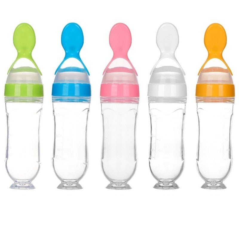 Biberon avec cuillère pour nouveau-né | EasyBottle™ - Petits Bouts de Choux
