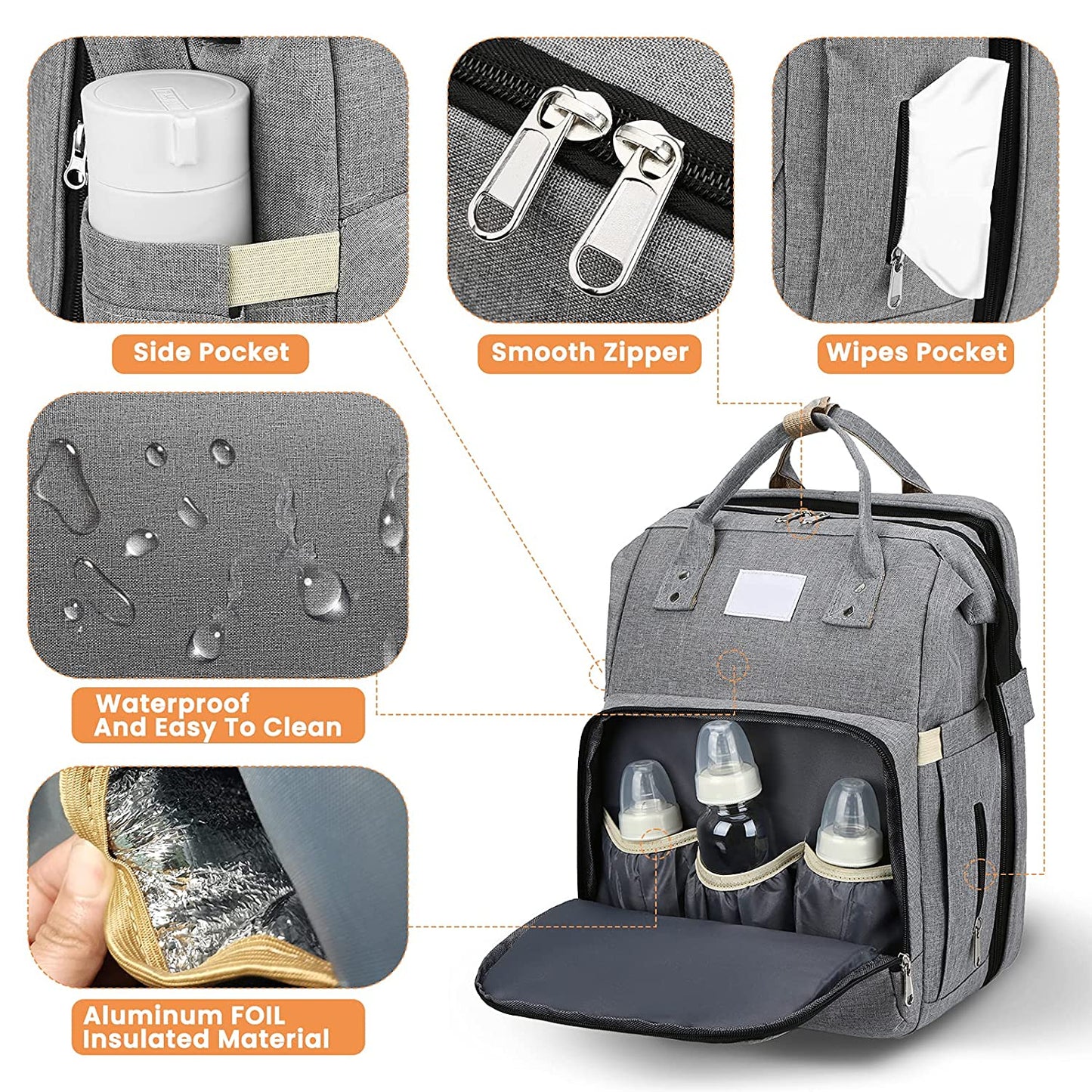 Sac à langer portatif | Berceau de voyage BabyNappy™ - Petits Bouts de Choux