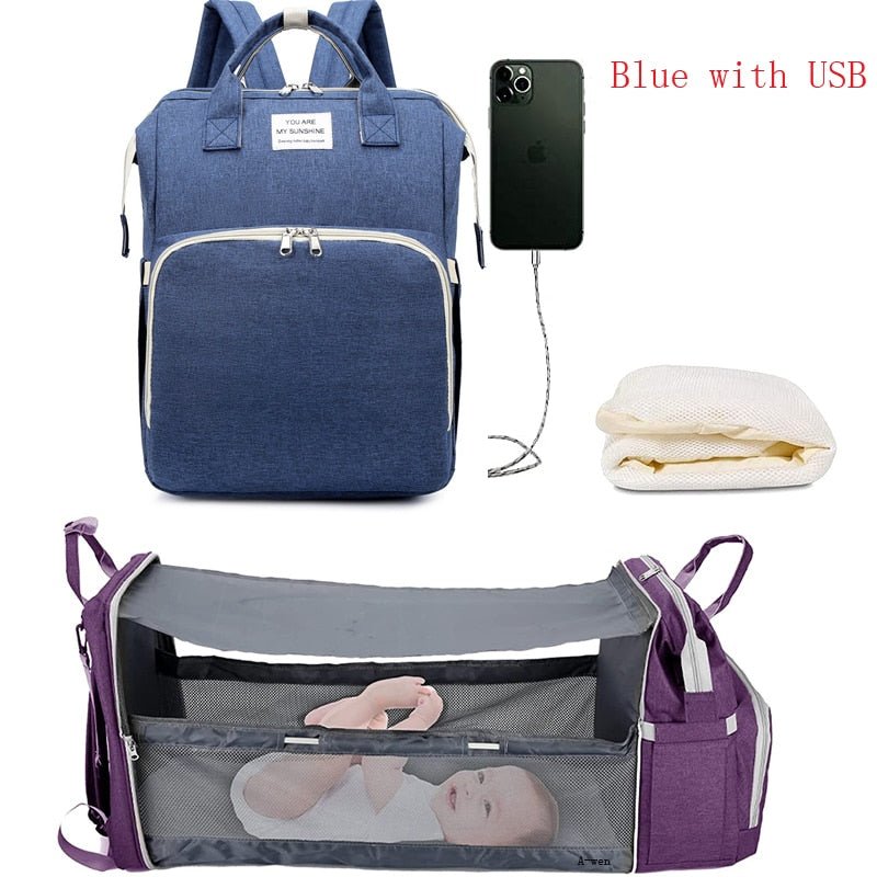 Sac à langer portatif | Berceau de voyage BabyNappy™ - Petits Bouts de Choux