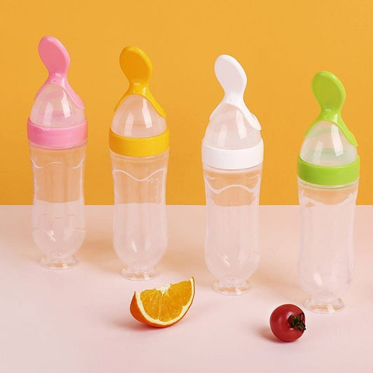 Biberon avec cuillère pour nouveau-né | EasyBottle™ - Petits Bouts de Choux